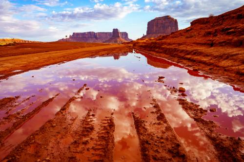 Reflections in Time. Monumental Valley, Utah/Arizona