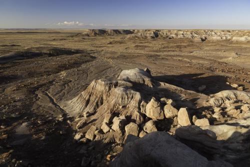 The badlands of Petrified Forest NP, Arizona
