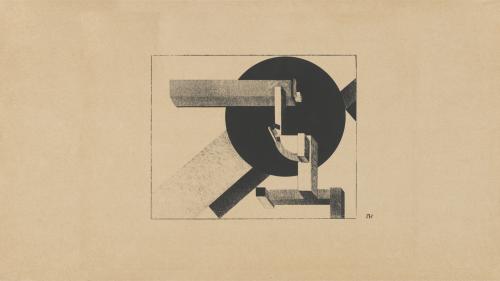 El Lissitzky, Proun 1 D from Proun, 1920