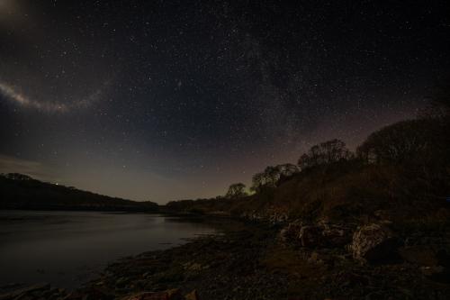 Deafening silence, under a blanket of stars. Loch a’Chumhainn, Isle of Mull, Inner Hebrides.