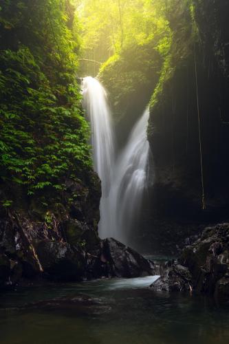 Majestic falls Bali Indonesia