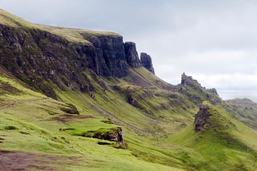 Big hill full of green grass!