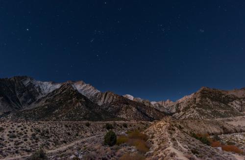 Nautical Twilight at Mt. Whitney, California  []