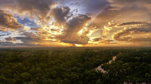 Sunset along the River in Florida's Capital City |