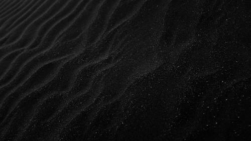 Starry Black Sand Dunes