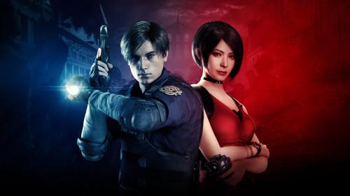 Leon Kennedy and Ada Wong. resident evil 2 remake.