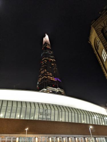 The shard as seen, over the top of London bridge Station. 📍London📍
