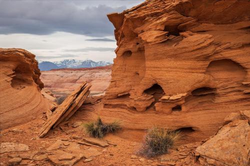 Sculpted rock in Utah