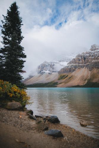 Bow Lake in Alberta, Canada