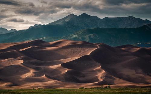 The sheer scale of Great Sand Dunes is mind-blowing! Great Sand Dunes National Park, Colorado, USA.