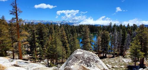 One of the many lakes along a trail, a few hundred feet from Cliff Lake, Dinkey Lakes Trail, California
