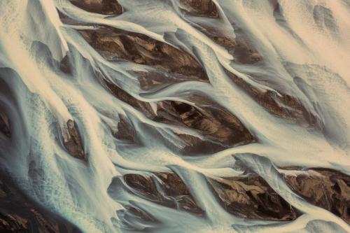 Glacier River Patterns - Iceland