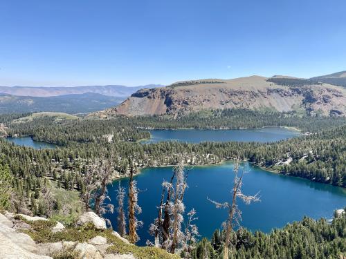 Deep blue water in Mammoth Lakes, CA