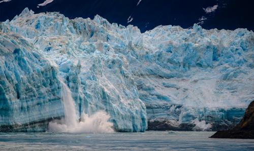 Hubbard Glacier Calving, Alaska -