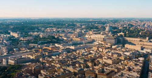 Rome and the Vatican.