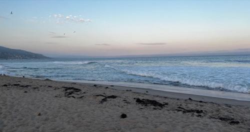 Malibu at sunset, 68 degrees in August just perfect