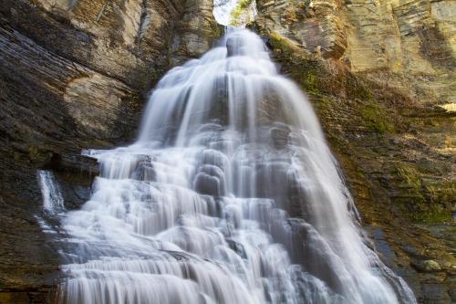 Spring rain makes the Finger Lakes  waterfalls silky!