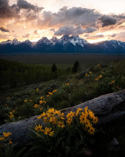 Cloudfire Over Grand Teton