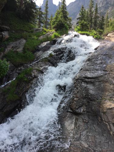 Waterfall in the Mountains of Colorado