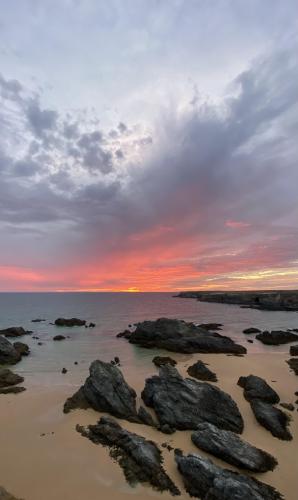 Sunset at Belle-île-en-Mer, France