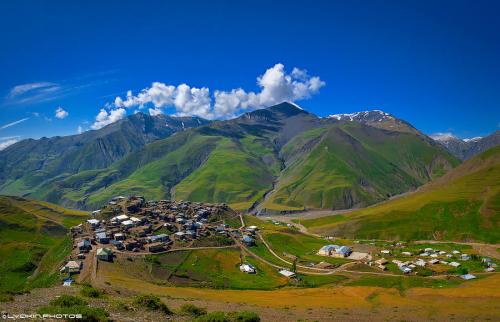 Village of Khinaliq , Azerbaijan.