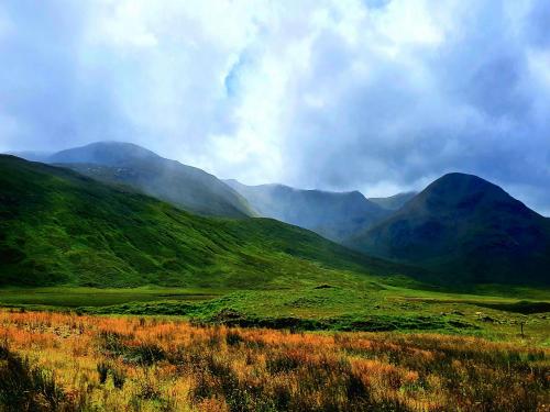 The Scottish Highlands near Loch Quoich, Scotland.