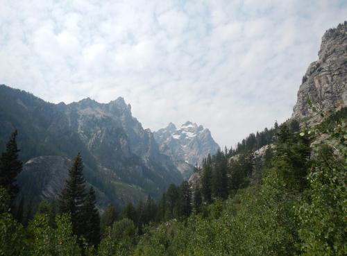 The Icy Peaks of Cascade Canyon, Wyoming, USA