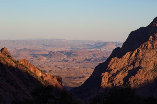 Sunrise from the pinnacles. Big Bend National Park, TX