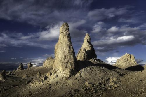 Between two worlds. Trona Pinnacles, CA