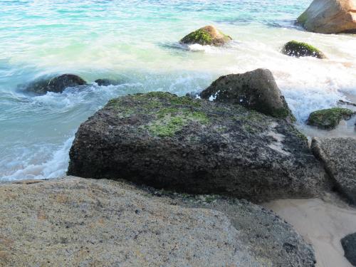 Puerto Vallarta rock beach, Mexico