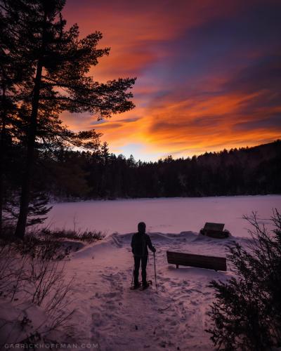 Sunset from Lovequist Loop - Albany, New Hampshire