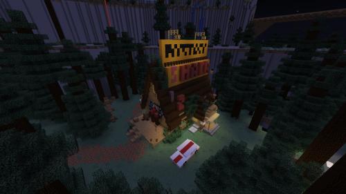 The Mystery Shack from Gravity Falls, in Minecraft.