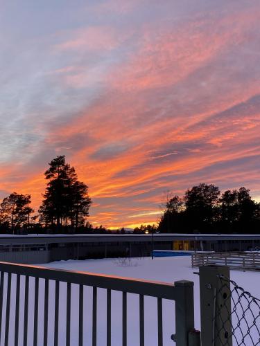 Sunset in Östersund, Sweden
