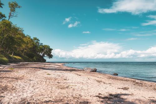 The east coast of Fehmarn Island, Germany