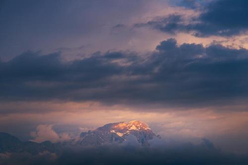 Light on me - Photo taken during a sunrise in the Dolomiti - Italy