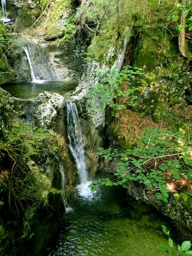 Little Waterfalls besides Kruen, Bavaria, Germany