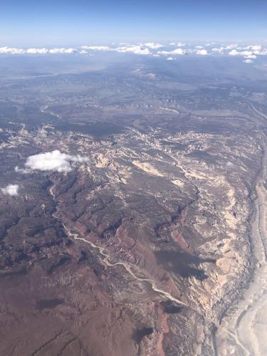 Plane view in Vermillion Cliffs, Arizona