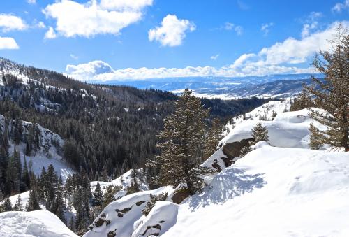 View outside Steamboat Springs Colorado []
