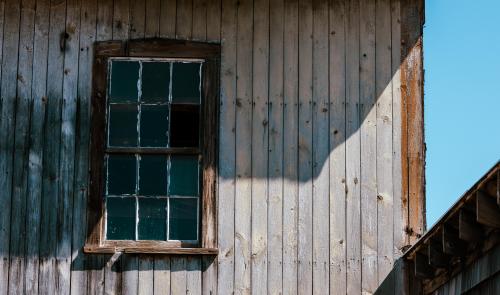 Barn in the spring