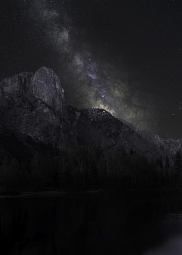 The Setting Milky Way in Yosemite National Park