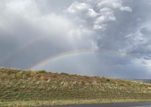 Triple rainbow I saw South of Denver CO