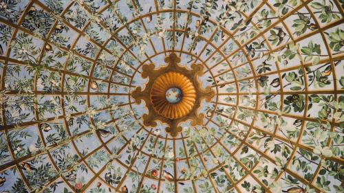 Pretty ceiling art from Uffizi gallery in Florence, Italy