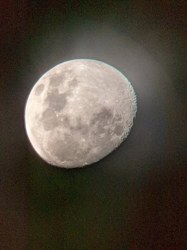 First photos with a telescope.
