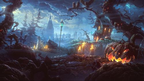 This is in my opinion the best Halloween wallpaper that exists.