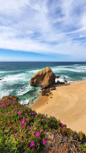 The view at Miradouro da Praia Formosa, Santa Cruz, Portugal