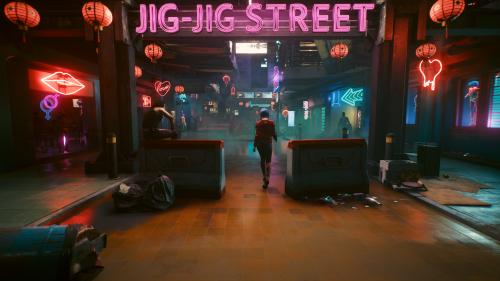JIG-JIG street - Screenshot from Cyberpunk 2077
