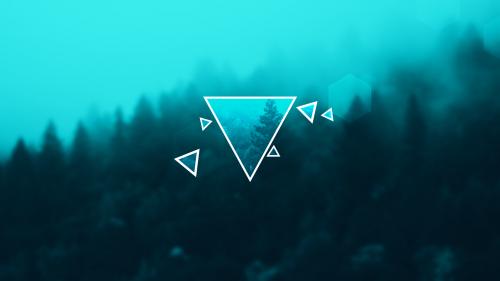 Turquoise Triangles