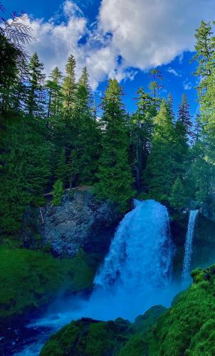 Sahalie Falls, Willamette National Forest, Oregon, USA