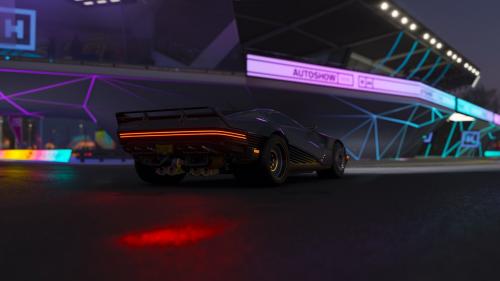 Quadra Turbo-R from Cyberpunk 2077 in Forza 4.