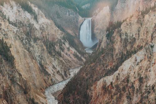 Yellowstone's Grand Canyon and Lower Falls, Wyoming  [5170 × 3447] @itk.jpeg